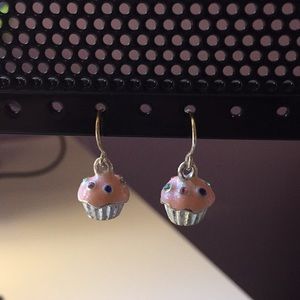 Cupcake Earrings NWOT